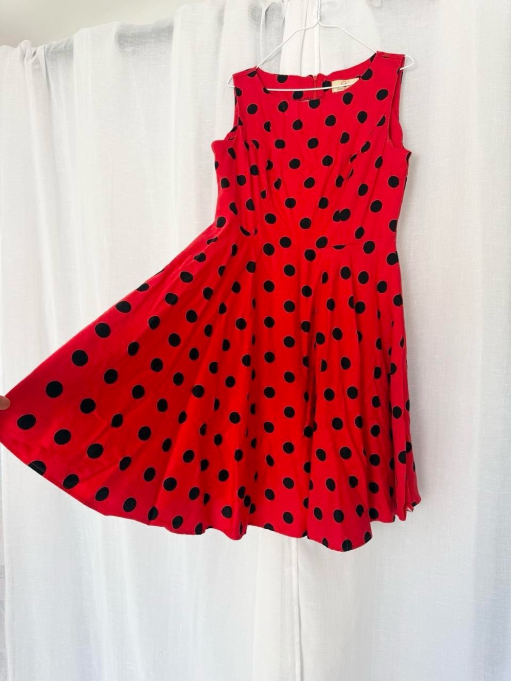 ⋆｡°✩ retro polka dot swing dress ✩°｡⋆ - Picture 4 of 6